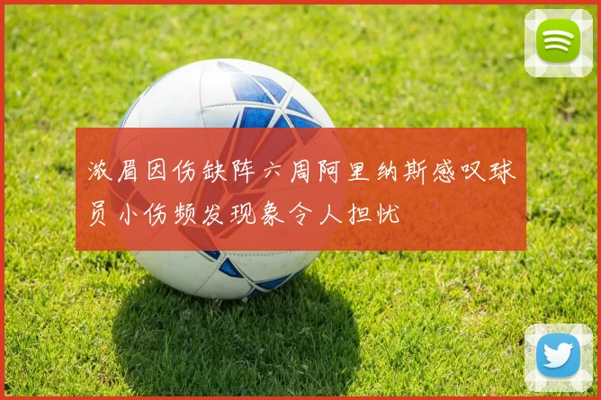 浓眉因伤缺阵六周阿里纳斯感叹球员小伤频发现象令人担忧
